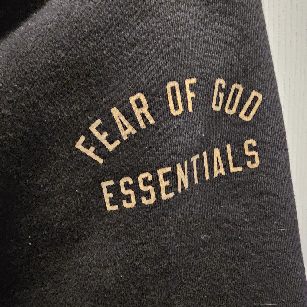 Fear of God Essentials Black Joggers Size XXS - Picture 2 of 5